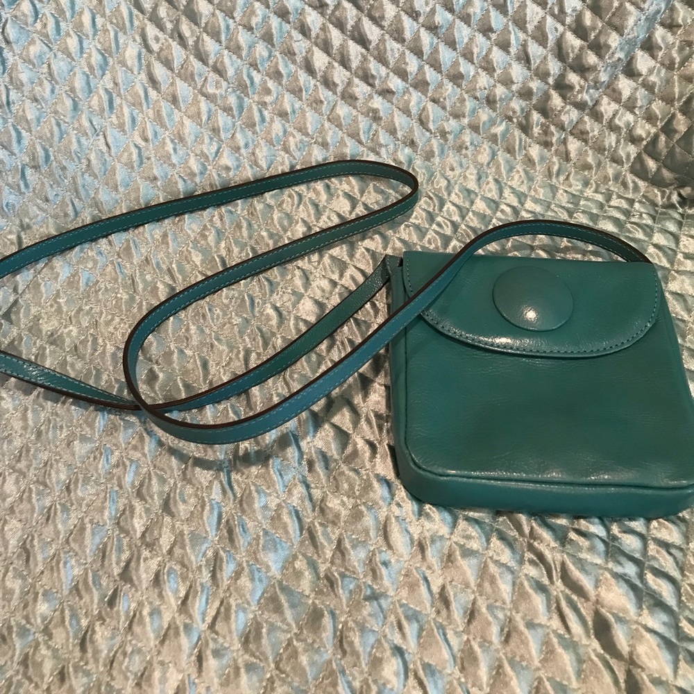 Hobo Crossbody Tiffany Blue Leather
